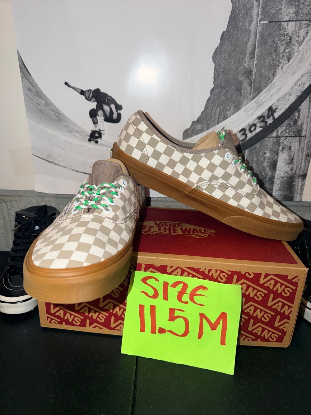 Vans Authentic Checkerboard sz 11.5 Men’s 13.0 Women